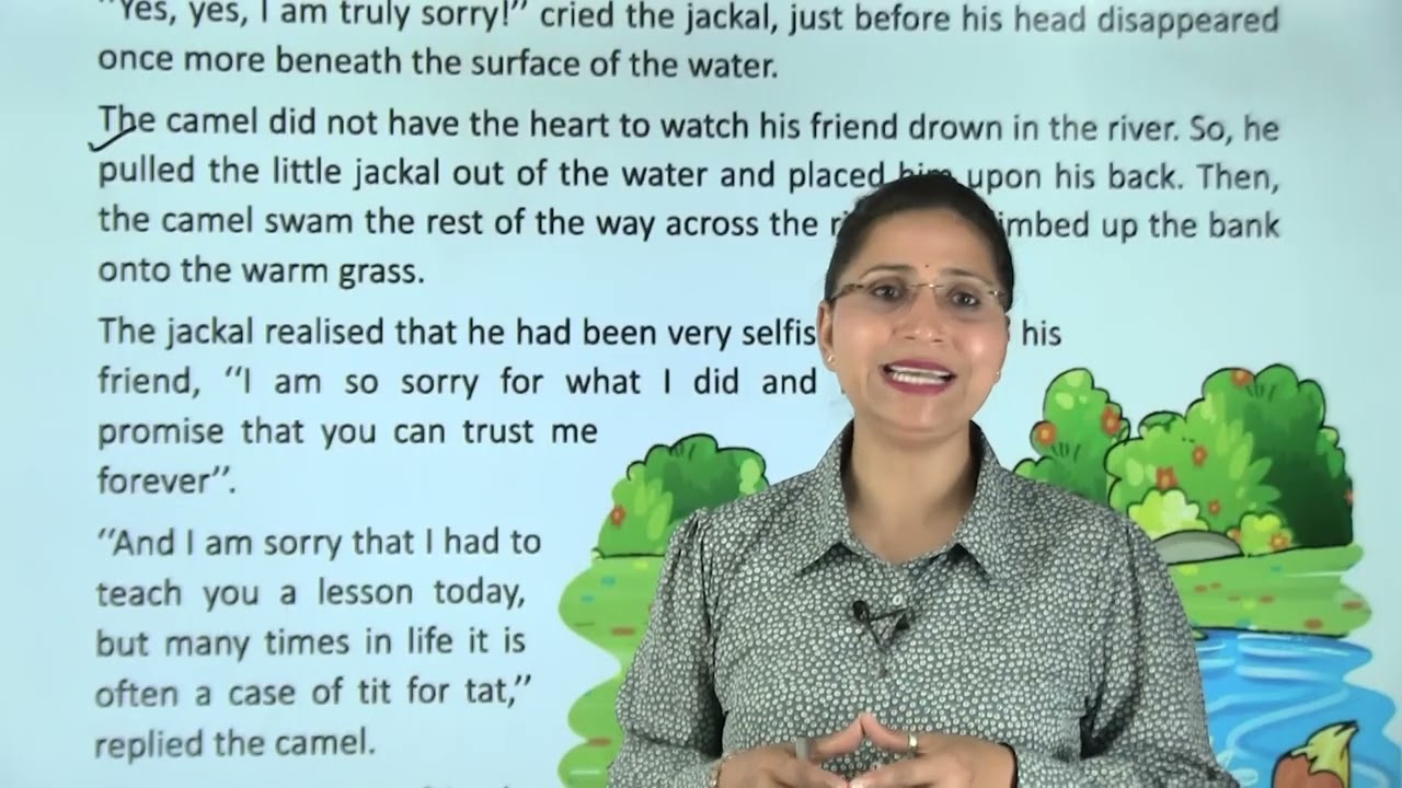 Ch 1 | The Camel And The Jackal | My Gk & Moral Book | Class 05 | Growing Mind | For children