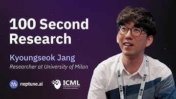 ICML 2024: 100 Second Research Challenge With Kyoungseok Jang
