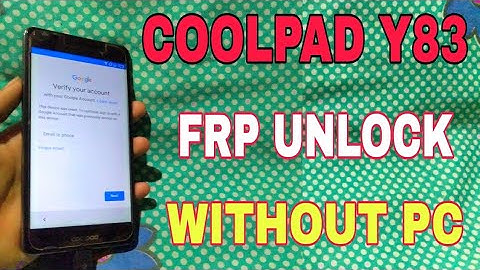 coolpad y83 frp unlock without computer 2021 / Coolpad all mobile frp bypass 2021