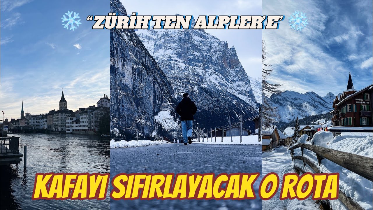 ZÜRİH’TEN ALPLER’E 🇨🇭 İsviçre’nin Muhteşem Manzaraları!