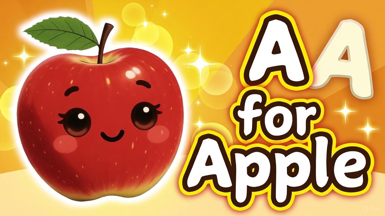 A For Apple 🍎| Most Viewed Kids Song | nursery rhyme song for kids | Annabhai