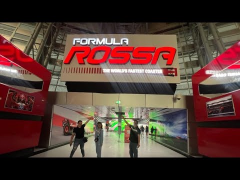 FORMULA ROSSA FERRARI WORLD ABU DHABI // THE WORLD FASTEST ROLLER COSTER