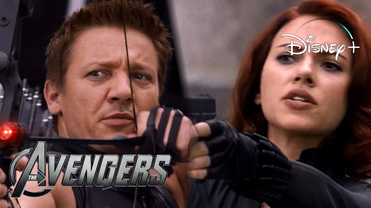 The Avengers | Clint And Natasha - Budapest Scene | Disney+ [2012]