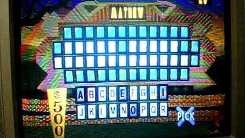 Wheel of Fortune 2nd Edition Playstation Run Game 27 Part 2