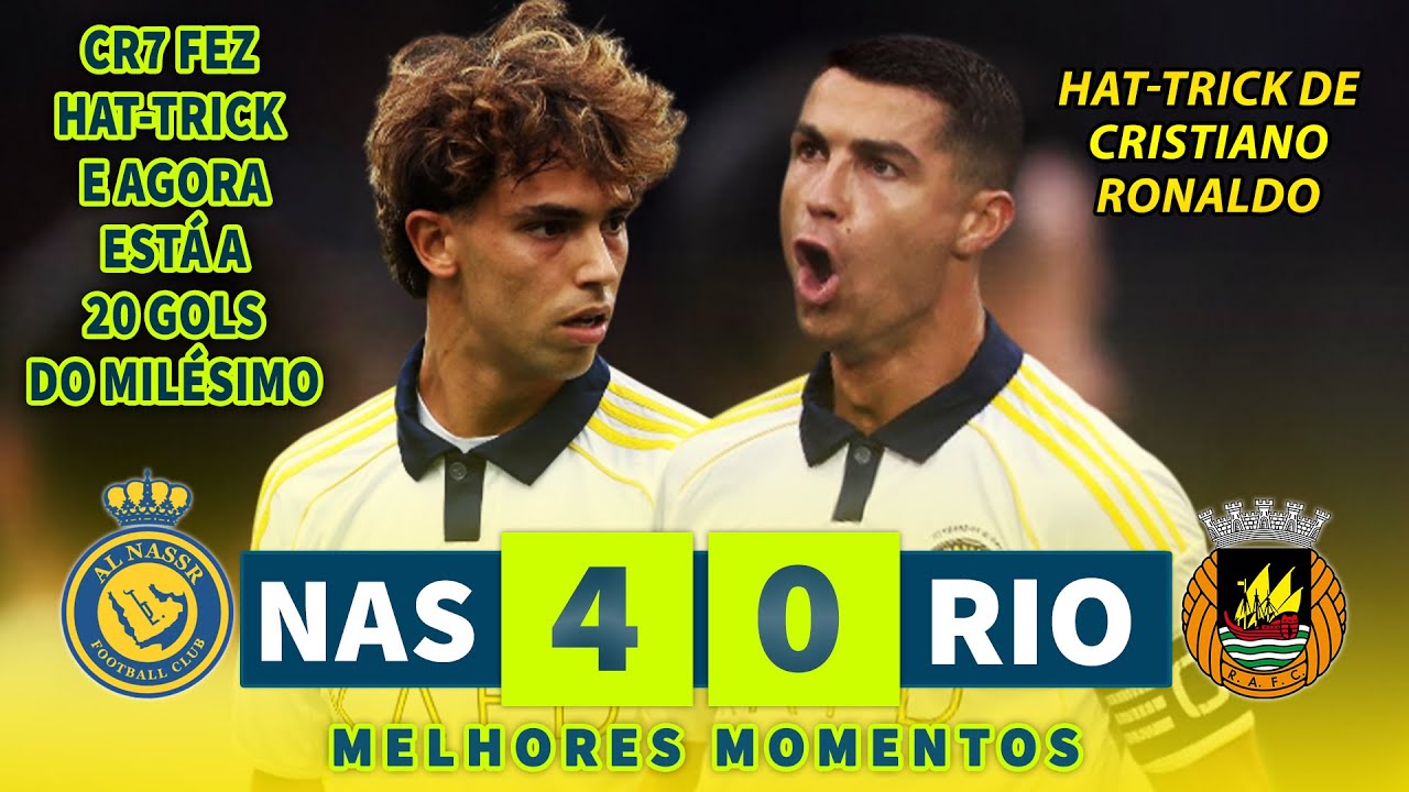 HAT-TRICK DE CRISTIANO RONALDO E AGORA O MAIOR DE TODOS OS TEMPOS ESTÁ A 20 GOLS DO SEU MILÉSIMO GOL