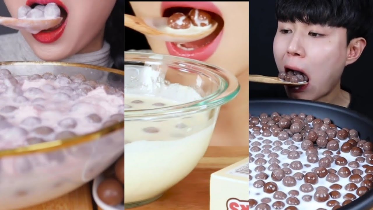 maltesers eating compilation mukbang asmr