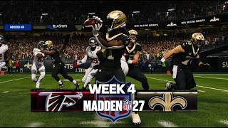 Atlanta Falcons vs. New Orleans Saints | 2026 NFL Season Week 4