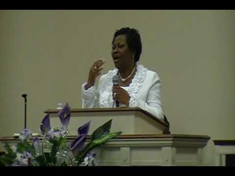 Co-Pastor Carrie C. Bell Preaching on Mother's Day 2010 Pt. 7.wmv