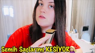 SAÇLARIMA VEDA VLOĞU?‍️SAĞLIKLI LAVAŞ DÜRÜM YAPTIK‍