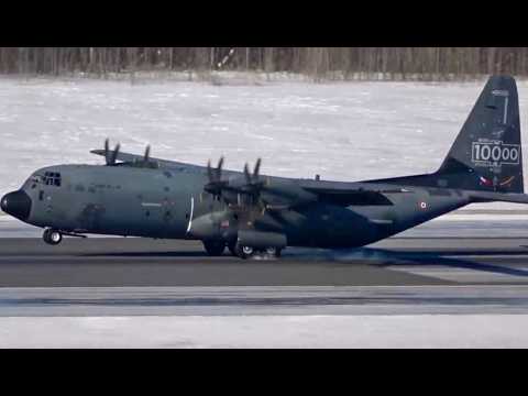 Special Livery! French Air Force/Armée de l'air française C-130J Hercules at Québec City (YQB)