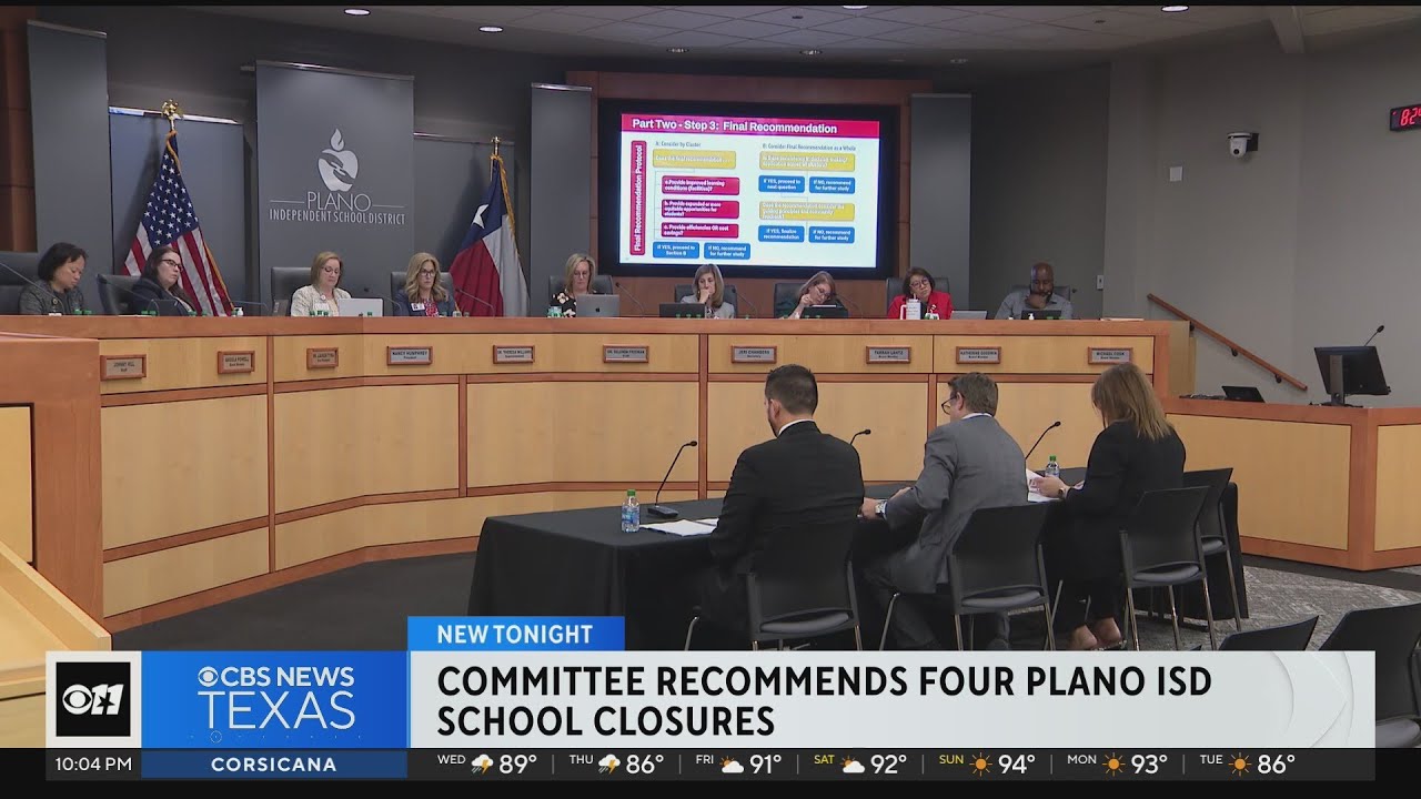 Plano ISD trustees consider school closures YouTube