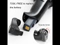 TEEMI TMSL-53CR 2D Bluetooth Barcode Scanner with tool free battery replacing feature, Cradle includ
