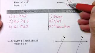 Proof of the Converse of the Alternate Interior Angle Theorem