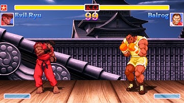 Evil Ryu vs Balrog (Hardest) Ultra Street Fighter 2: The Final Challengers.
