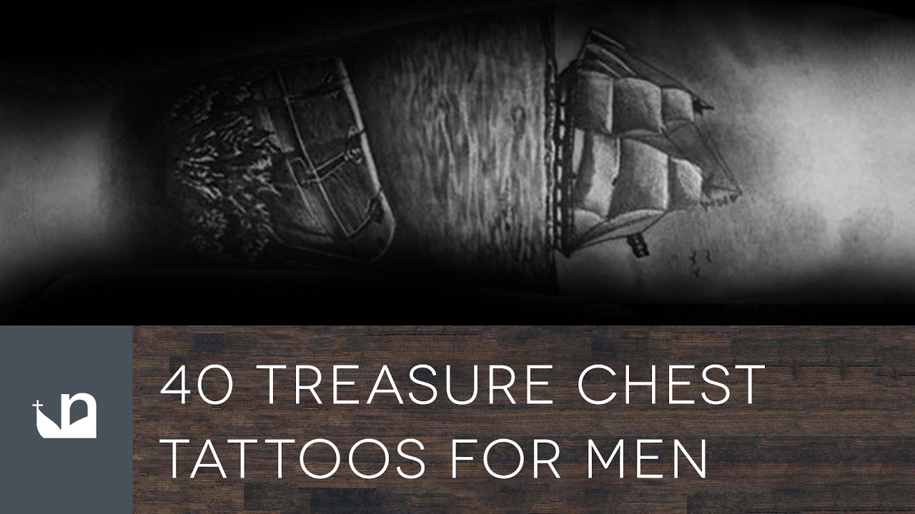 treasure chest tattoo for women