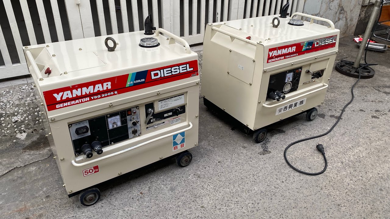 Phát điện Yanmar 2-3KVA 50HZ Nhật bãi ! Lh 0984440044