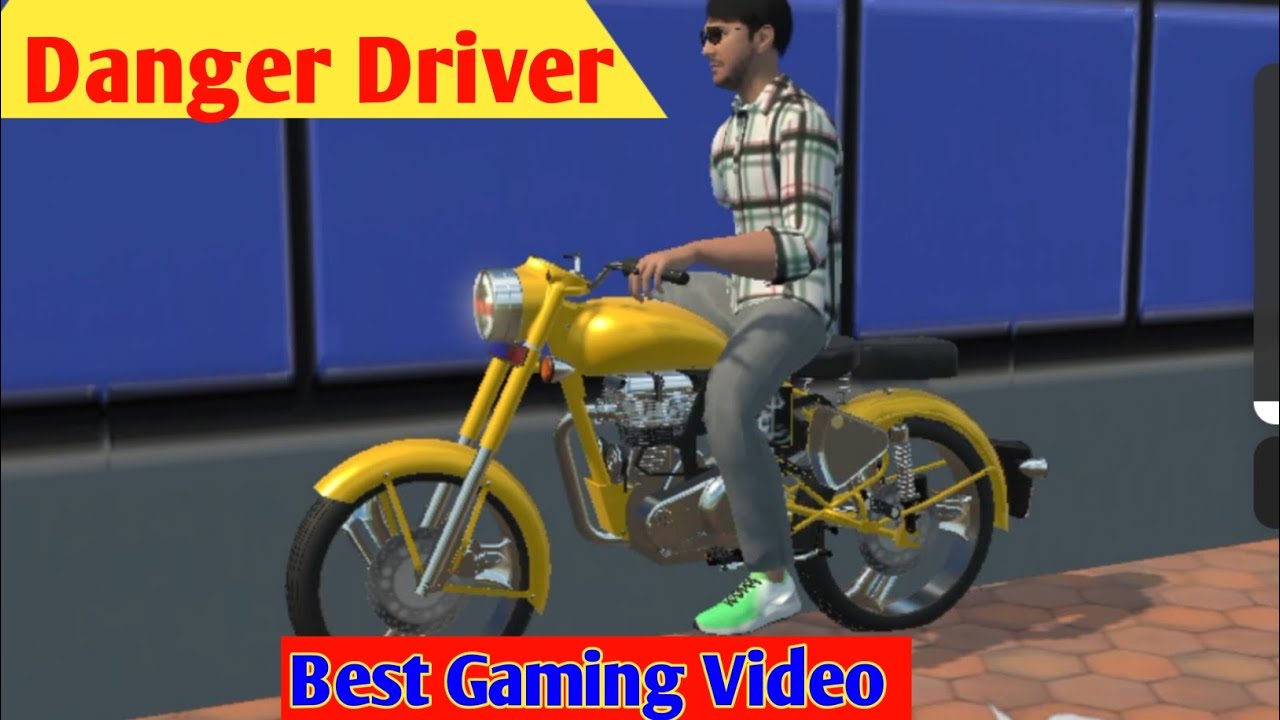 Bullet Driving ⚡ Danger Bullet Driver । Bullet Wala Game Cartoon । Bullet Driving ...