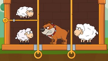 Hero Sheep Gameplay - Pull The Pin - Android Gameplay Walkthrough Levels (53 to 64) Part - #3