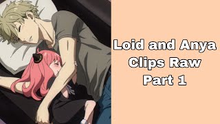 Loid and Anya Clips RAW Part 1| HD Quality Full Scenes (link download in description)