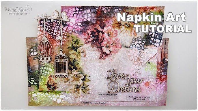 Mixed Media Art Supplies   – Decoupage Napkins.Com