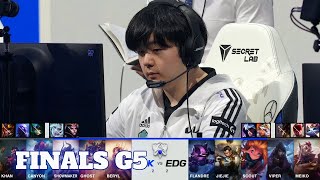 DK vs EDG - Game 5 | Grand Finals S11 LoL Worlds 2021 | DAMWON Kia vs Edward Gaming - G5 full game