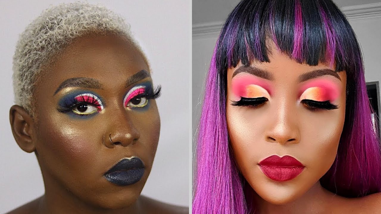 Women Of Color Makeup Tutorial 💁🏾‍♀️🌹| Makeup Tutorial Compilation #13 ...