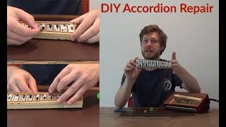 DIY Accordion Repair: Fix a weird sounding note (simple fix of blocked reed)  by Accordion Doctor