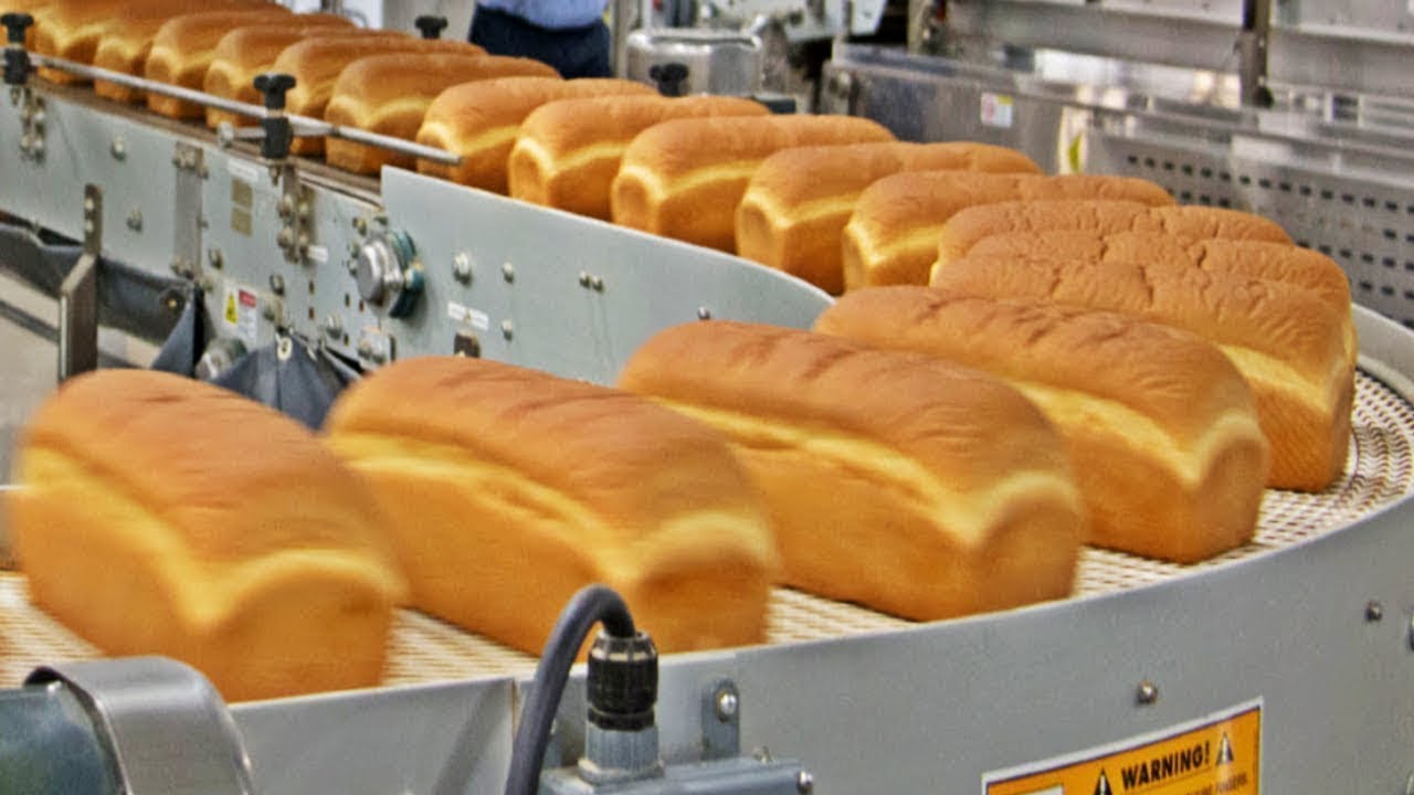 Como é Feito o Pão em Grande Escala - Incrível Linha Industrial Automatizada de Produção de Pães