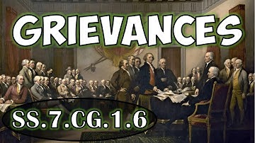 SS.7.CG.1.6 - Analyze the ideas and grievances set forth in the Declaration of Independence.