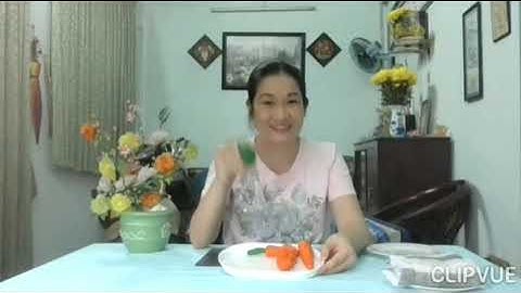 Choi  Nặn củ cà rốt   GV Tuan Anh