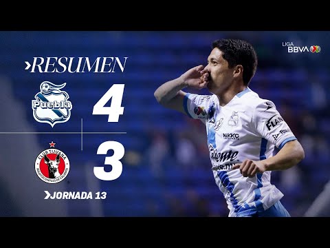 Puebla Club Tijuana Goals And Highlights