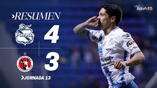 Puebla 4-3 Xolos J13 La Franja No Se Rindió Hasta Remontar Apertura 2025