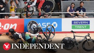 Commonwealth Games: Matt Walls involved in major crash at track cycling screenshot 2