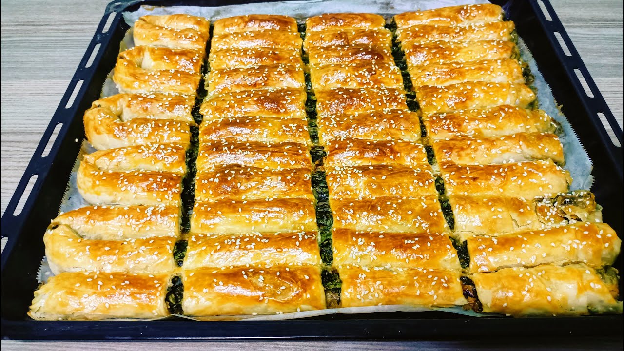 PARMAKLARINIZI YEMEYE HAZIRMISINIZ???? EL AÇMASI BÖREK TARİFİ|ÜLPER İLE HER ŞEY|ISPANAKLI BÖREK |PAZILI