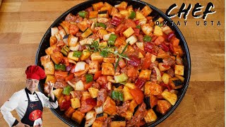 Turkish Specialty Dish with Meat and Vegetables I CHEF OKTAY