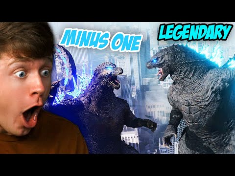 GODZILLA MINUS ONE vs LEGENDARY GODZILLA! (Reaction)