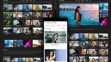 SXT16 - HTML Video Website Template - Color Version 1