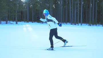 Caitlin Gregg working on technique