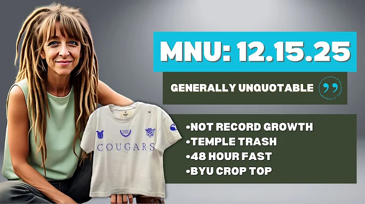 Mormon News Update | December 15, 2025 🍔