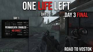 3 Days Alone In PERMADEATH Zone (Day 3) No Saves, No Trader, No Mercy | Road To Vostok