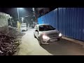 POV night drive Ft. Ford Figo 2014 model II Mastering narrow roads cutting through high speed II 4K
