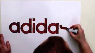 Real Neat Way To Draw The Adidas Logo