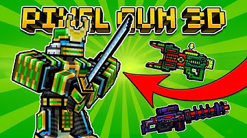 INSANE BRAND NEW WEAPONS & CYBER SAMURAI  - Pixel Gun 3D -  Brand New Update 13.5.0