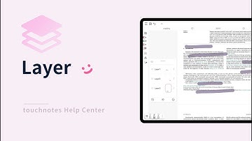 How to use layer in touchnotes?
