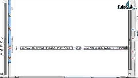SimpleCursorAdapter (SQLite ListView). Tutorial 72 en Español. Desarrollo de Aplicaciones Android.