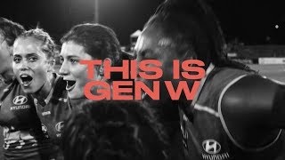 This is GenW. This is AFLW. | 2019 | AFL