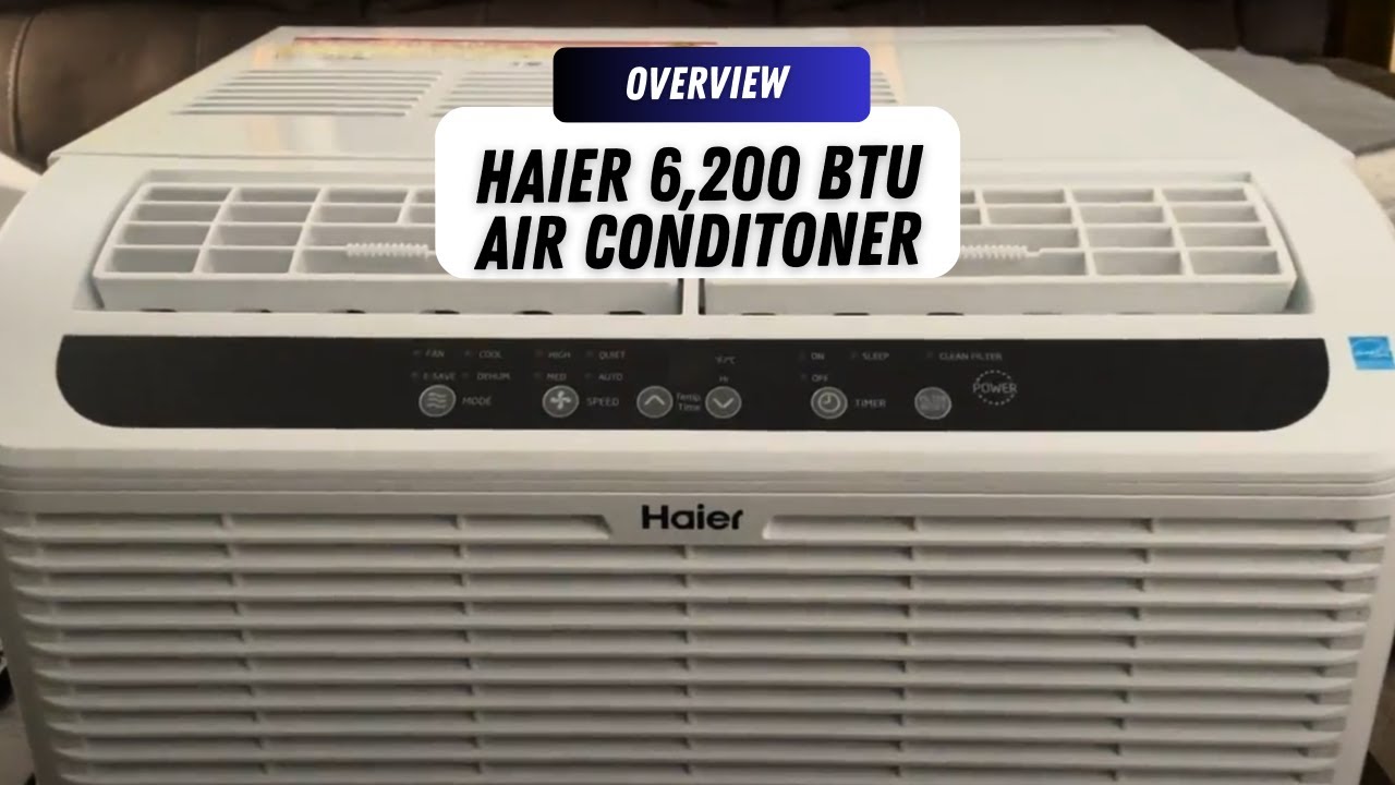 Haier 6,200 BTU Window Air Conditioner Review Stay Cool & Quiet YouTube