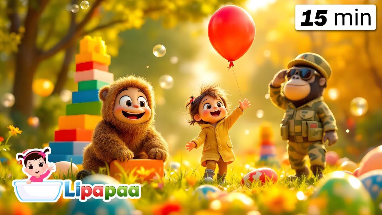 🚀 Fly a Kite, Launch a Rocket & Sing – Fun Rhymes! | Lipapaa Rhymes 🎵