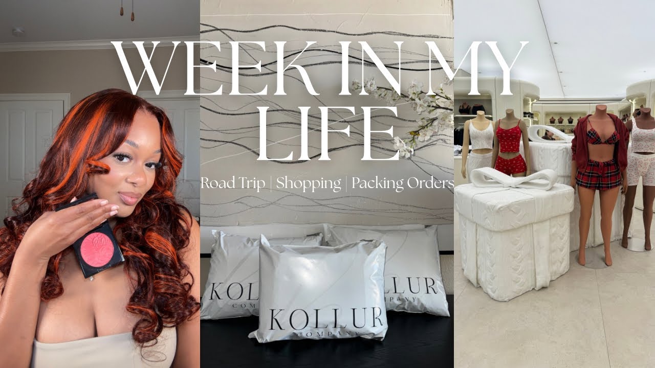 WEEK IN MY LIFE | Road Trip | Shopping | Packing Orders