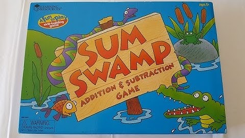 Sum Swamp by Learning Resources - REVIEW & HOW TO PLAY